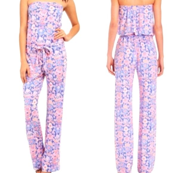 Lilly Pulitzer Strapless Jumpsuit - Size XS - Picture 2 of 6